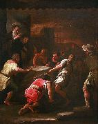 Luca Giordano A miracle by Saint Benedict oil painting